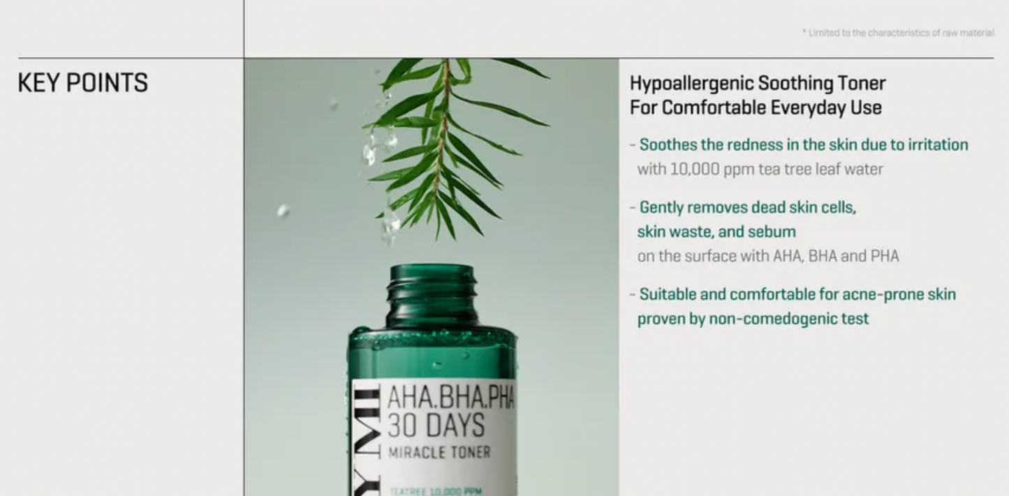 SOME BY MI - AHA, BHA, PHA 30 Days Miracle Toner