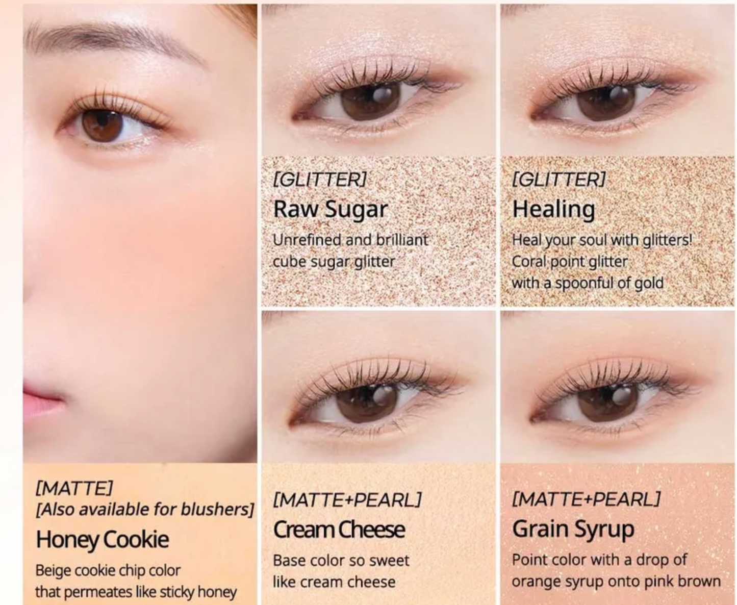 All Take Mood Like Palette Honey K-ookie Collection