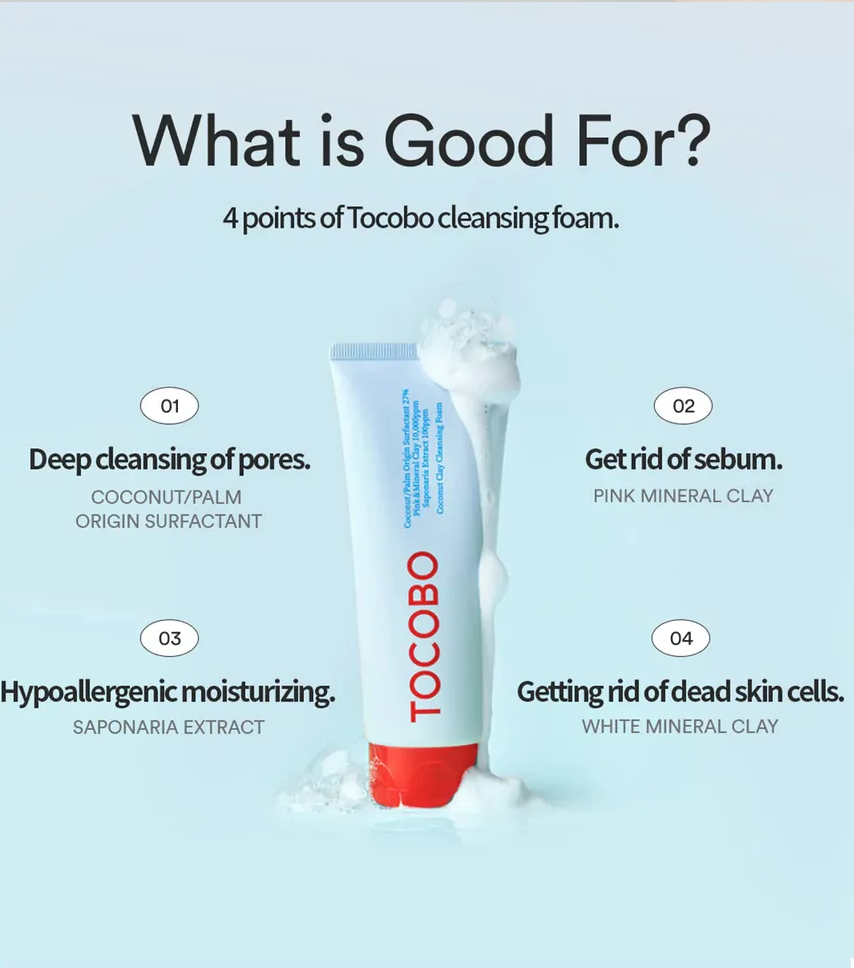 Coconut Clay Cleansing Foam