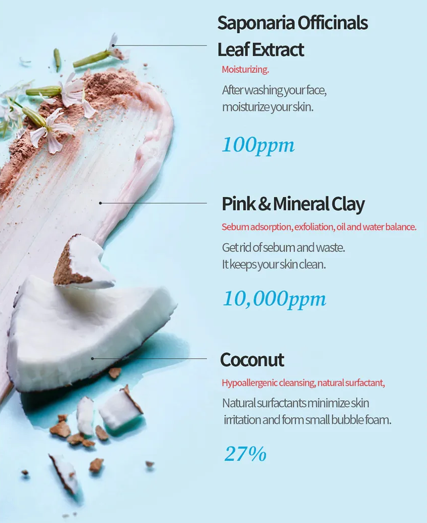 Coconut Clay Cleansing Foam