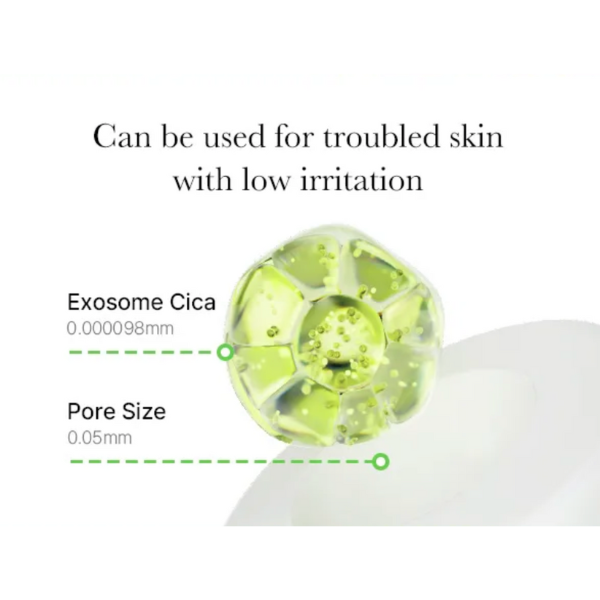 Exosome Cica product with text on a white background