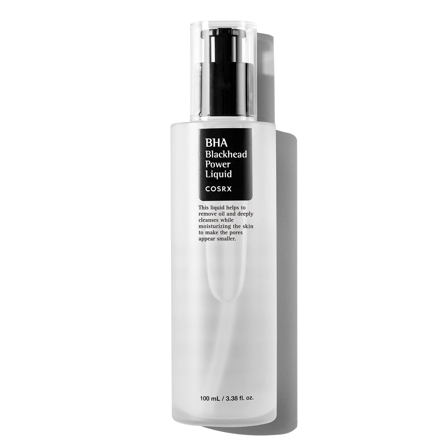 Cosrx BHA Blackhead Power Liquid bottle on a white background