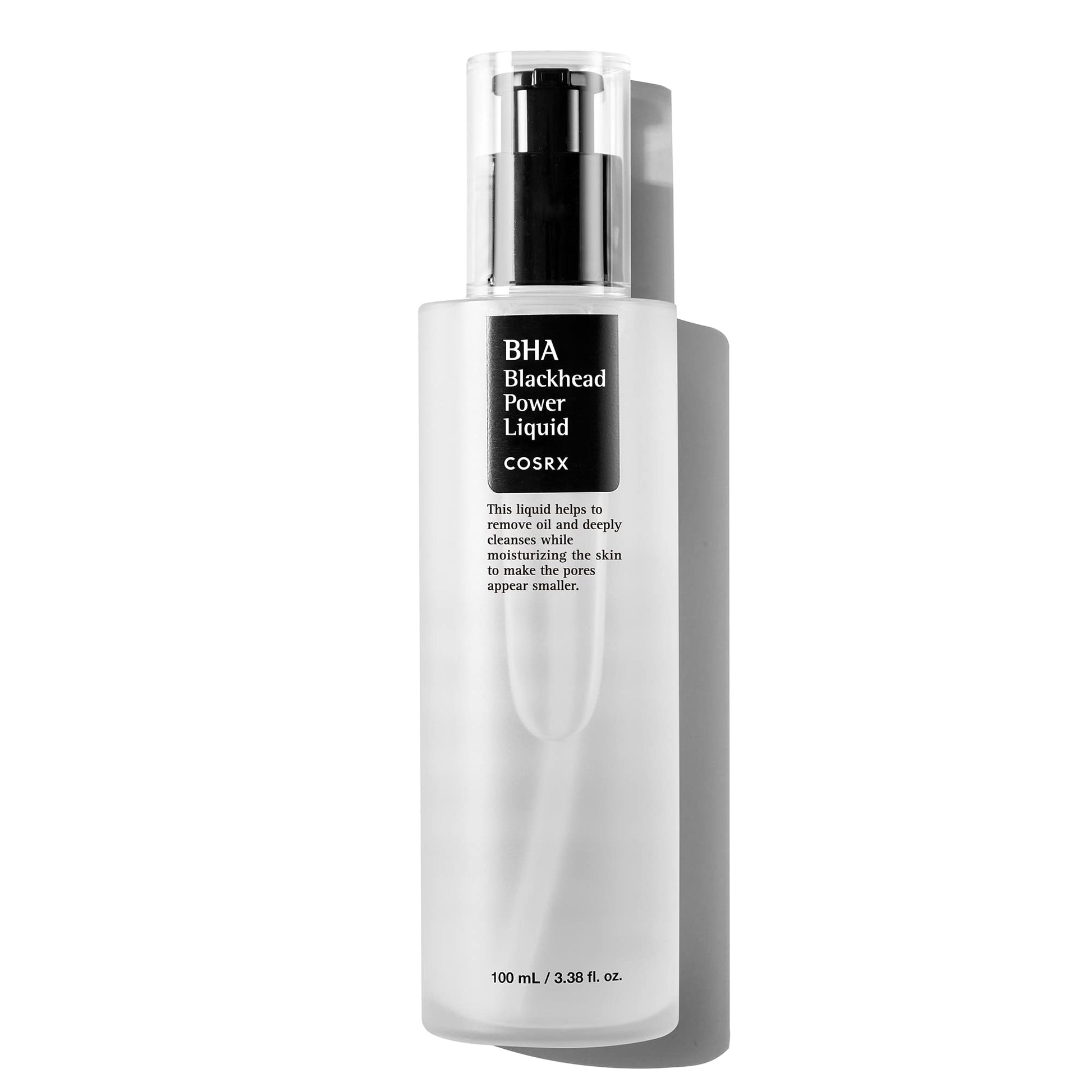 Cosrx BHA Blackhead Power Liquid bottle on a white background