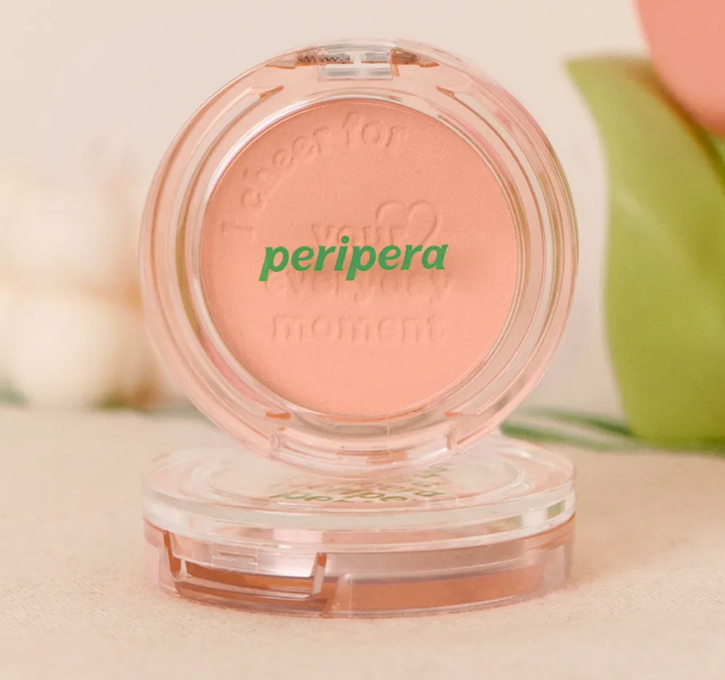 Peripera blush compact on a light background