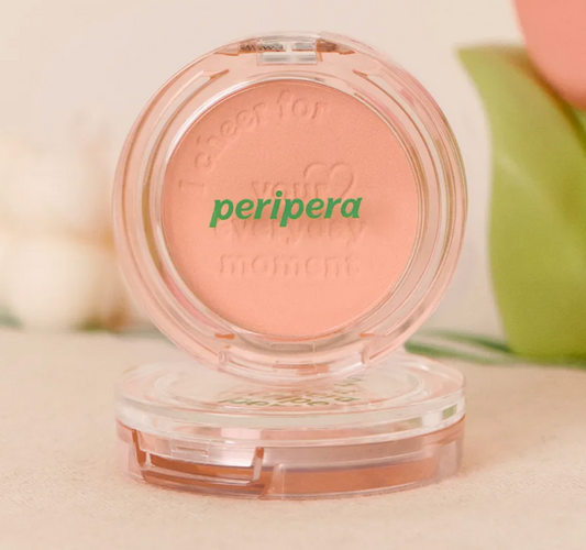 Peripera blush compact on a light background