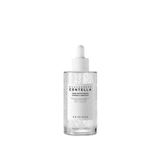 Skincare dropper bottle with 'Skin1004' branding on a white background