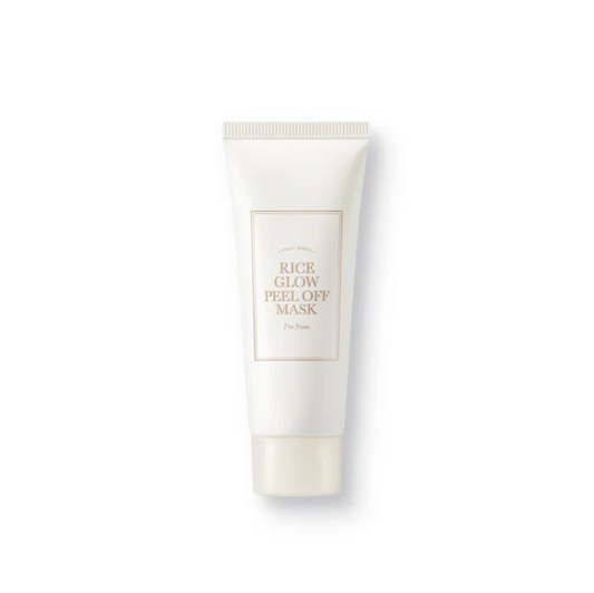 Tube of Rice Glow Peel Off Mask on a white background