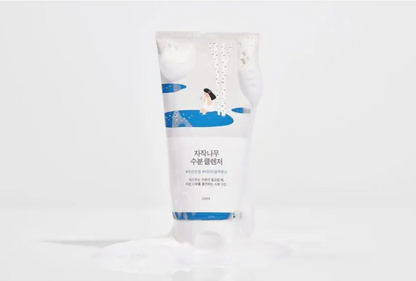 Product packaging with a label on a white background