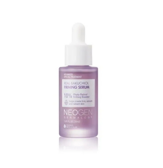 Neogen Real Bakuchiol Firming Serum bottle on a white background