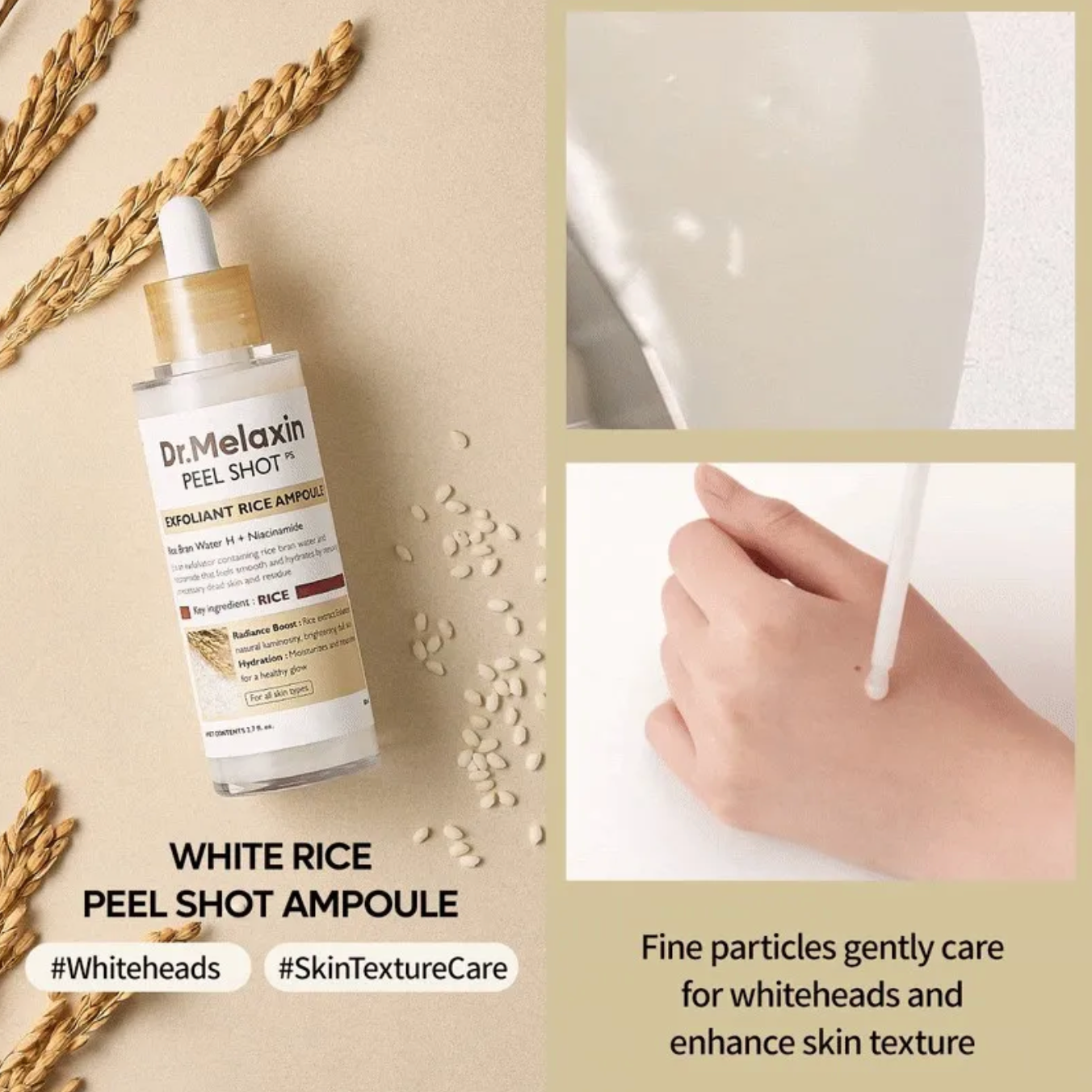 Peel Shot Exfoliant White Rice Ampoule