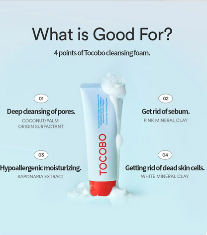 Coconut Clay Cleansing Foam