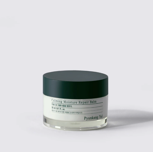 Jar of Pyunkang Yul Calming Moisture Repair Balm on a light gray background