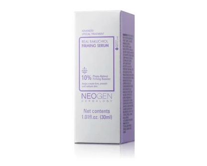 Neogen Dermatology Real Bakuchiol Firming Serum packaging on a white background
