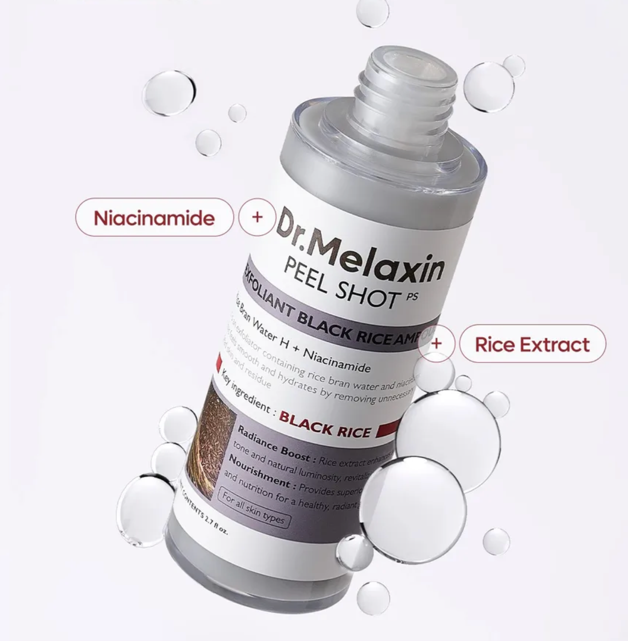 Peel Shot Exfoliant Black Rice Ampoule