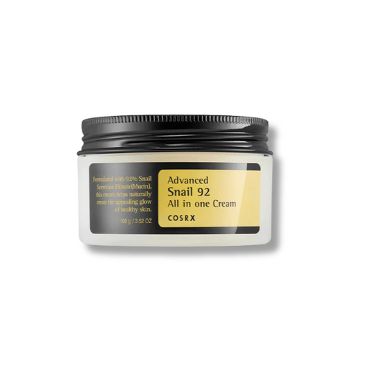 Cosrx Advanced Snail 92 All in One Cream jar on a white background